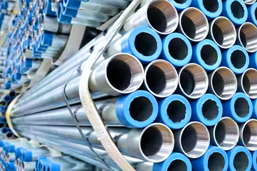 ready stock of galvanised iron fresh gi pipe in ghaziabad and delhi ncr